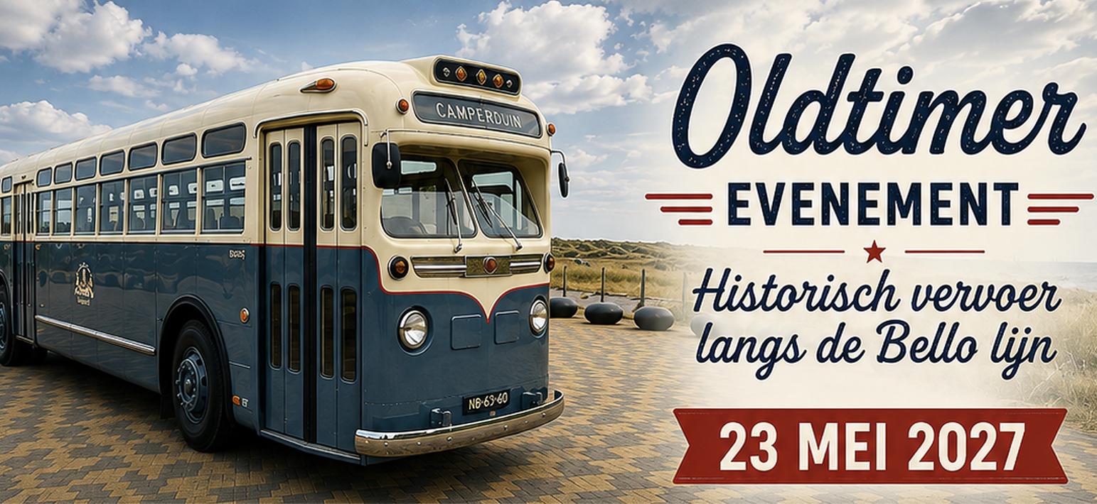 Oldtimer evenement! Historisch vervoer langs de Bello lijn op 23 mei 2027